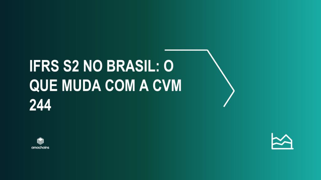 IFRS S2 no Brasil: o que muda com a CVM 244 — Amachains
